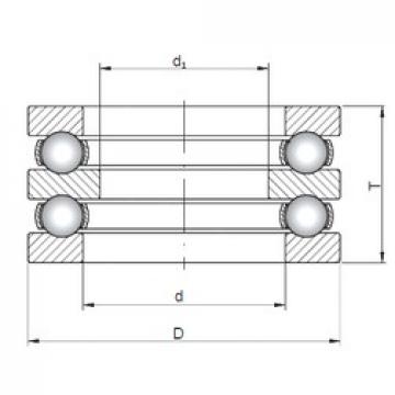 ISO 52204 thrust ball bearings