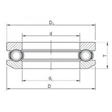 ISO 53200 thrust ball bearings