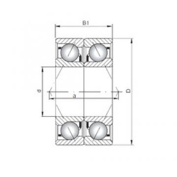 ISO 7002 BDB angular contact ball bearings