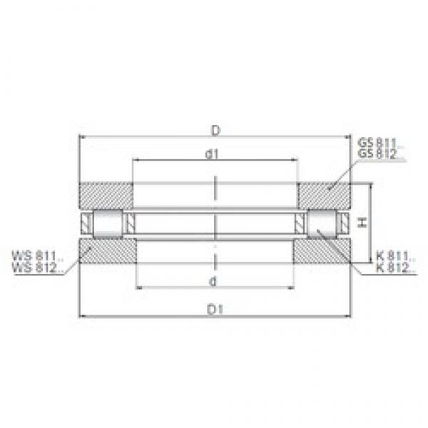 ISO 811/500 thrust roller bearings #2 image