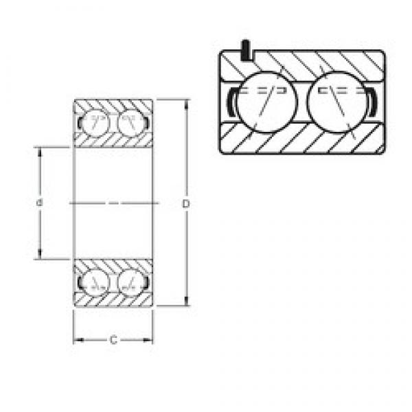 Timken 5212KG angular contact ball bearings #2 image