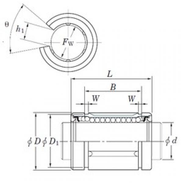KOYO SDM38OP linear bearings #2 image
