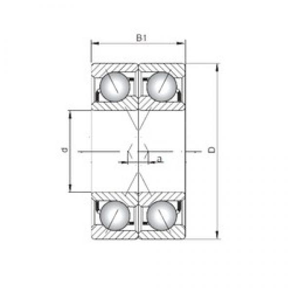 ISO 7415 BDF angular contact ball bearings #2 image