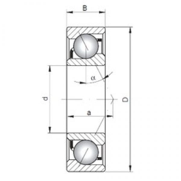 ISO 71903 C angular contact ball bearings #2 image
