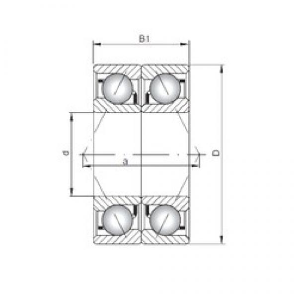 ISO 71908 CDB angular contact ball bearings #2 image
