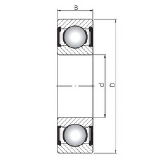 ISO 16007 ZZ deep groove ball bearings #2 image