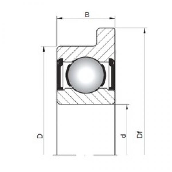 ISO FL626 ZZ deep groove ball bearings #2 image