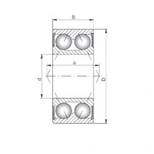 ISO 3218-2RS angular contact ball bearings #2 image