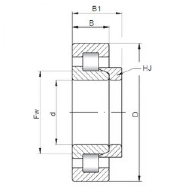 ISO NH2211 cylindrical roller bearings #2 image