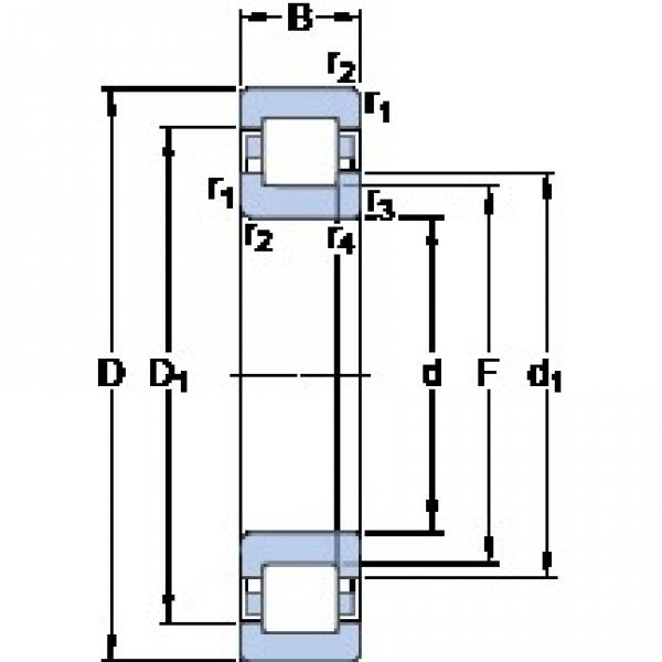 SKF NUP 226 ECJ thrust ball bearings #2 image